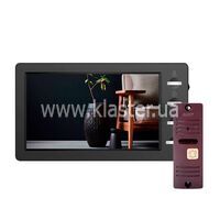 Комплект домофонний ARNY AVD-7006 (AVD-706+AVP-05(v.2)), Black+Brown (19949)