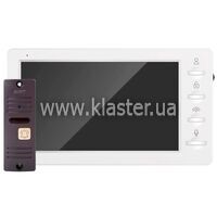 Комплект домофонный ARNY AVD-7008FHD (AVD-708 2Мп+AVP-05 2Мп), White+Brown (21519)