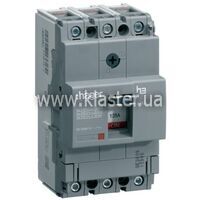 Автоматический выключатель Hager x160 In=160А 3п 18kA Тфикс/Мфикс (HDA160L)
