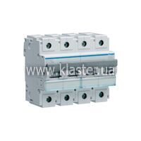 Автоматический выключатель Hager 4P 10kA C-80A 6M (HLF480S)