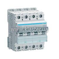 Автоматический выключатель Hager 4P 10kA C-32A 4M (NCN432)