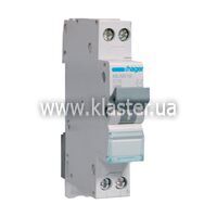 Автоматический выключатель Hager 1P+N 6kA C-20A 1M (MLN520)