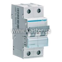 Автоматичний вимикач Hager 2P 6kA C-63A 2M (MCN263)