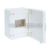 Щит Hager з/в з білими дверцятами 4 мод (1х4) GOLF (VS104PD)