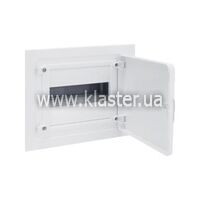 Щит Hager в/в з білими дверцятами 8 мод (1х8) GOLF (VF108PD)