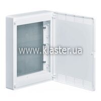 Щит Hager 3-рядний для ММ-обладнання з/в білі пластикові перфоровані двері GOLF (VS318PZF)