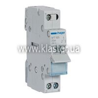 Вимикач навантаження Hager 1-полюсний 40А/230В (SBN140)