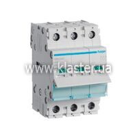 Вимикач навантаження Hager 3-полюсний 63А/400В (SBN363)