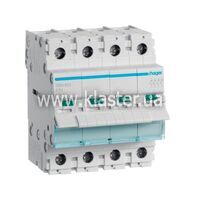 Вимикач навантаження Hager 4-полюсний 63А/400В (SBN463)