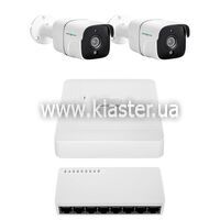 Комплект видеонаблюдения GreenVision на 9 камер GV-IP-K-W78/09 5MP