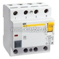 УЗО IEK ВД1-63 4Р 32А 100мА