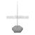 Блискавкоприймач Громовик алюмінієвий з бетонною основою 1,5м (51015)